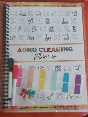 ADHD Cleaning Planner — Multicolor Organization Kit